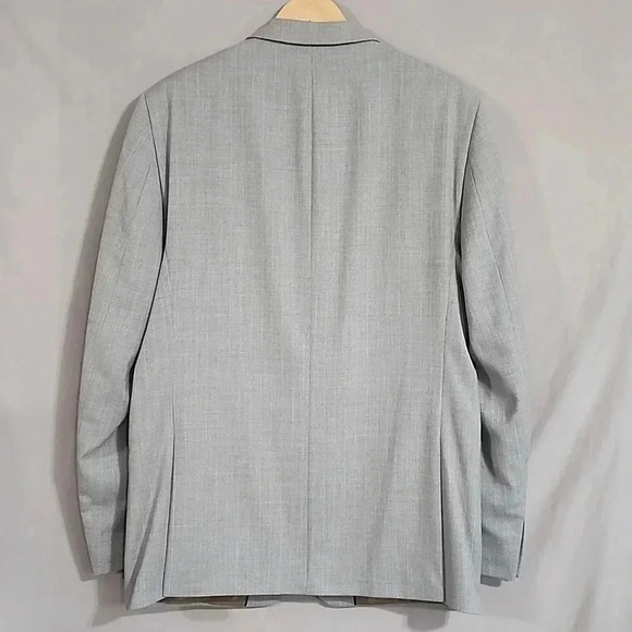 Men's Van Heusen Flex SportsCoat, Gray, Size 42L, Pre-Owned - Picture 3 of 11